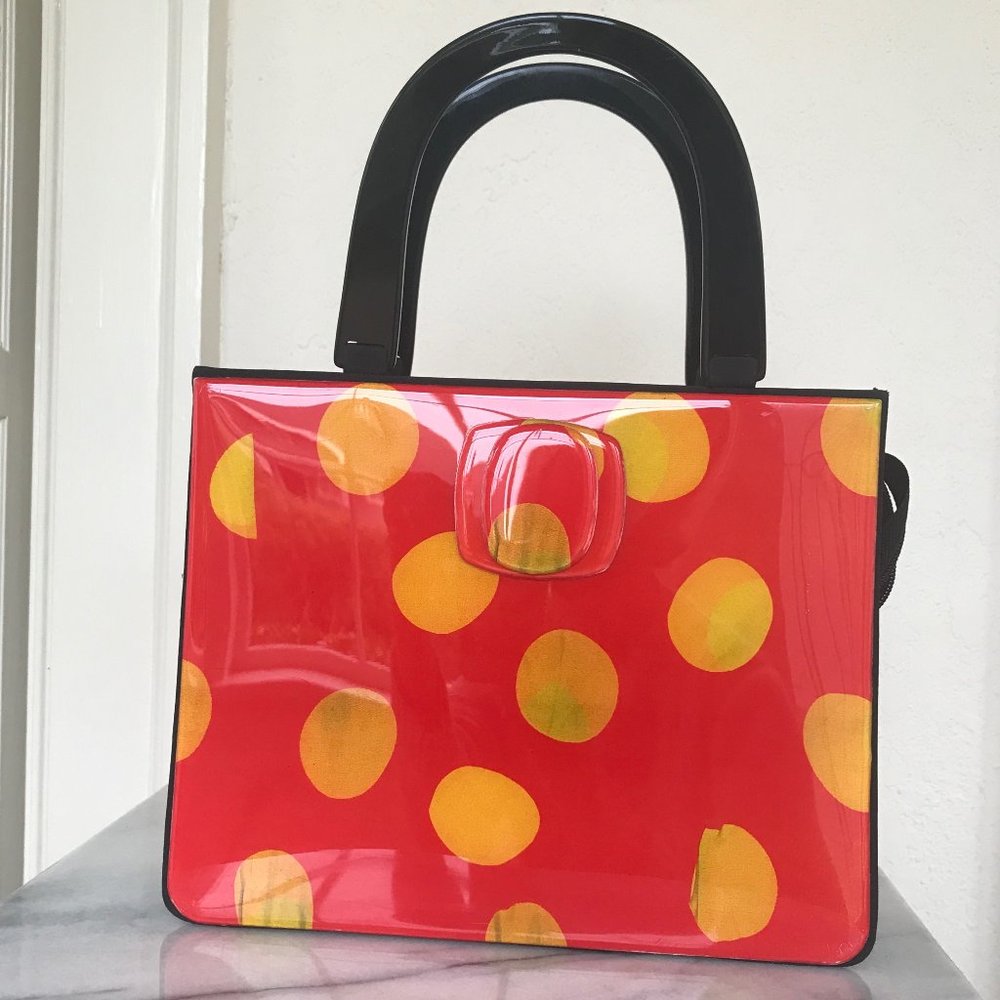 Sensational Pop Art Frascone Designer Handbag circa 1980s-90s - Picture 4 of 7